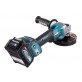 Makita GA023GM201 XGT leņķa slīpmašīna 2x4 Ah MAKPAC
